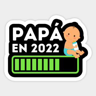 Papa in 2022 Future Father Dad Family Baby Birth Sticker